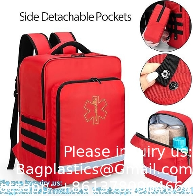 Emergency Medical Backpack 50L Responder Trauma Bag Voor EMT, Home Care Professional Eerste Hulp Kits opslag Medische tas
