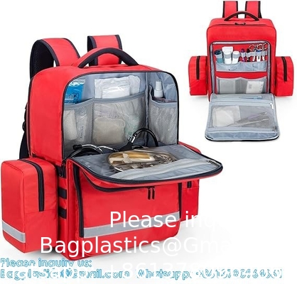 Emergency Medical Backpack 50L Responder Trauma Bag Voor EMT, Home Care Professional Eerste Hulp Kits opslag Medische tas