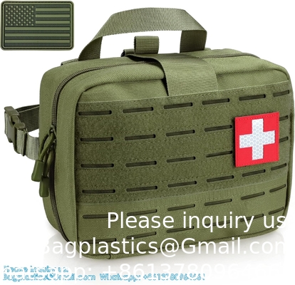 Tactische Molle medische zak van verbeterde grootte, EHBO zak grote capaciteit IFAK zak Molle EMT zak afneembare
