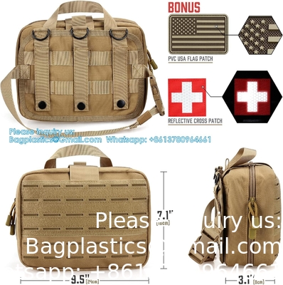 Outdoor Utility Medical Bag Tactical MOLLE Accessoire Bag Medical Bag Tactical First Aid Bag EMT Rip-Away IFAK
