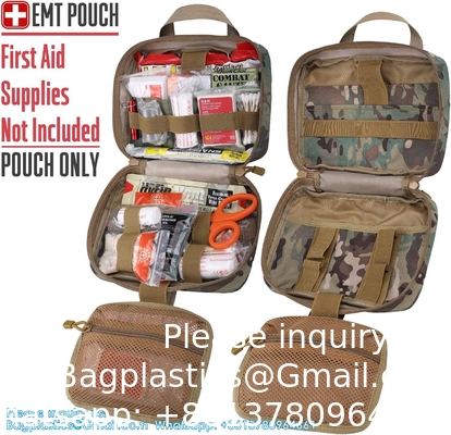 Outdoor Utility Medical Bag Tactical MOLLE Accessoire Bag Medical Bag Tactical First Aid Bag EMT Rip-Away IFAK