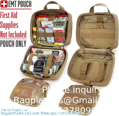 Outdoor Utility Medical Bag Tactical MOLLE Accessoire Bag Medical Bag Tactical First Aid Bag EMT Rip-Away IFAK