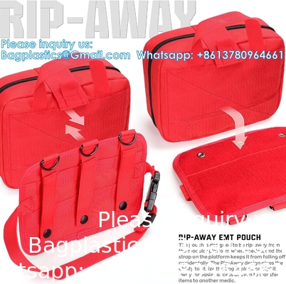 Outdoor Utility Medical Bag Tactical MOLLE Accessoire Bag Medical Bag Tactical First Aid Bag EMT Rip-Away IFAK