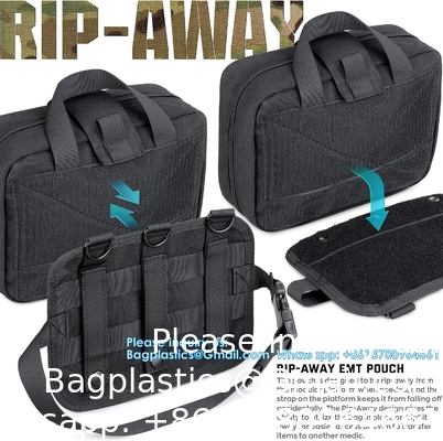 Outdoor Utility Medical Bag Tactical MOLLE Accessoire Bag Medical Bag Tactical First Aid Bag EMT Rip-Away IFAK