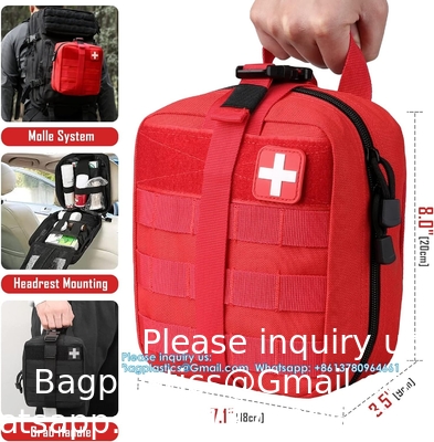 Tactische EHBO-zak, Molle EMT-zakken loskoppelbare militaire IFAK-medische zak Outdoor Emergency Survival Kit Quick