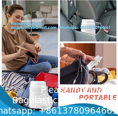 Brakenzakjes wegwerpzakken brakenzakken 10pakket 1500 ml witte hoge dichtheid emesis zakken met snap, perfect voor ochtendmisselijkheid