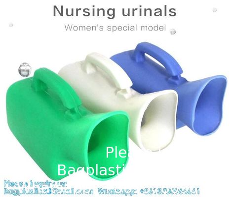 Urinals voor mannen met gloed in het donker, 1000 ml dikke plasflessen met deksel, lekvrije plasfles voor auto, ziekenhuis
