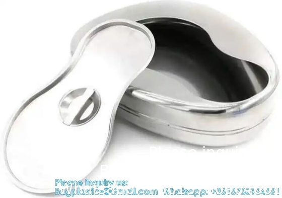 Bedpan Perfection Type Hollow Wares Bedpan Perfection Type Met Deksel/ Ziekenhuis Bedpan Perfection Roestvast Staal