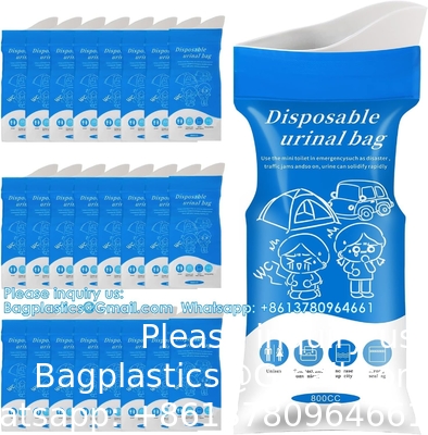 Urinezakken, camping plaszakken, wegwerp-urinezakken, reisurinezakken, toiletten voor noodgevallen in verkeersopstoppingen, draagbaar
