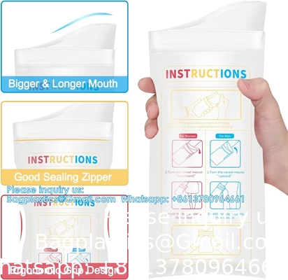 Eenmalige plaszakken - 12 pakketten draagbare urinoirs voor mannen/vrouwen Toilet- en kotszakken voor reizen en kamperen, unisex