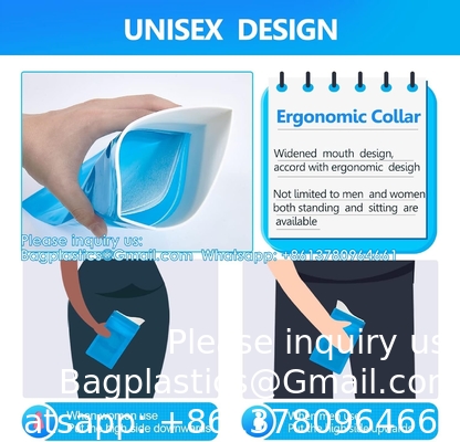 Eenmalige urinesachten, reis-pissassen, unisex-pissassen, brakenzakken, reisaansluitingen, noodgevallen, draagbaar