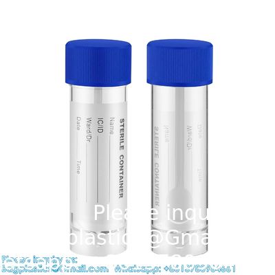 Proefbekers, met lekkagebestendige schroef op de deksels 1 oz/30 ml Niet-steriele urineproefbekers Stoelproefbevatters