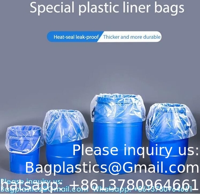 Plastic Fabrikant Levering Duurzame ronde bodem Plastic trommel tonneel voering zakken trommel voering 10l emmer voering