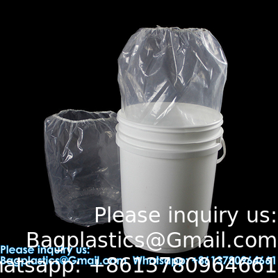 Plastic Fabrikant Levering Duurzame ronde bodem Plastic trommel tonneel voering zakken trommel voering 10l emmer voering