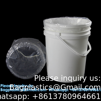 Plastic Fabrikant Levering Duurzame ronde bodem Plastic trommel tonneel voering zakken trommel voering 10l emmer voering