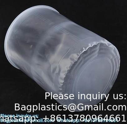 Groothandel op maat Ronde bodem Plastic Bag Drum Liner Voor Industriële Verfvaten Ronde bodem vatzakken Liner