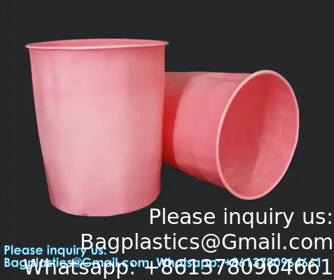 Groothandel op maat Ronde bodem Plastic Bag Drum Liner Voor Industriële Verfvaten Ronde bodem vatzakken Liner