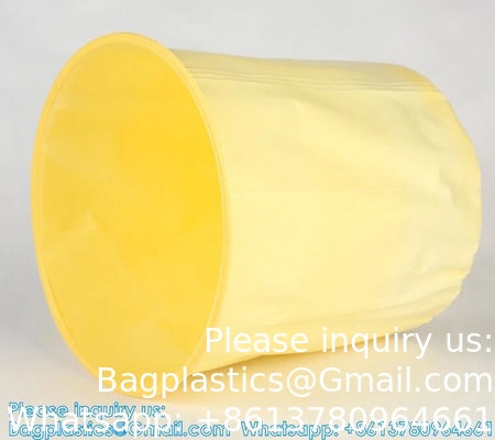 Groothandel op maat Ronde bodem Plastic Bag Drum Liner Voor Industriële Verfvaten Ronde bodem vatzakken Liner