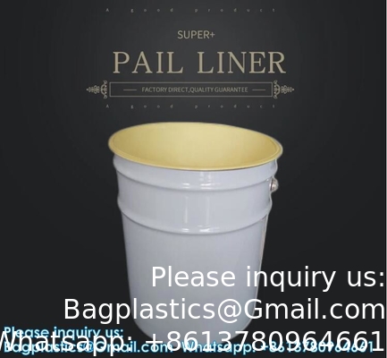 Groothandel op maat Ronde bodem Plastic Bag Drum Liner Voor Industriële Verfvaten Ronde bodem vatzakken Liner