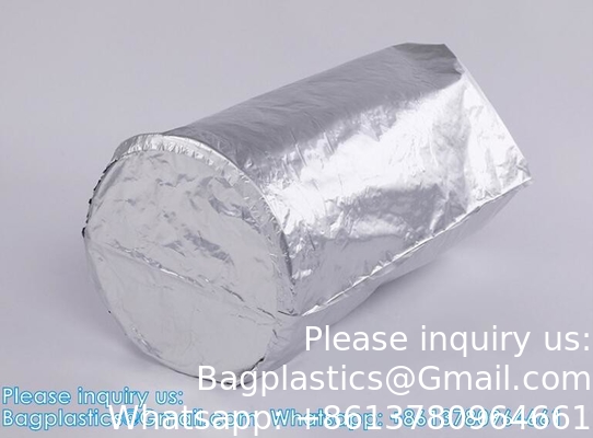 Composite Pure Aluminium Foil 200 L Drum Liners 55 Gallon Drum Liners Ronde bodem Aluminium Foil Bag voor opslag