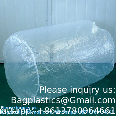 Fabriek aangepast grootte logo 285mm/320mm/600mm/1150mm Plastic Drum Liner Bag Drum Liner Met Snap