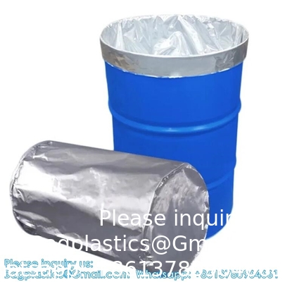 200 Ltr Ronde bodem Aluminium folie zak Drum Liner trommelvoeringen/zakken voor de opslag van siliconen en polyurethaan afdichtingsmiddelen