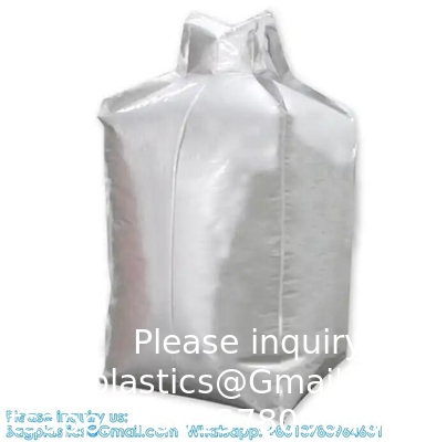 Folie bulk bag 1 ton Aluminium Liner Bag Grote capaciteit 1000kg Jumbo Bag Voor cement FIBC container bags