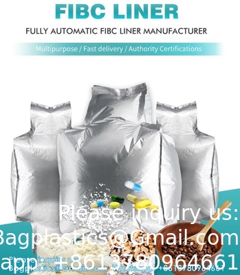 Aluminiumfolie vochtbestendige plastic Jumbo verpakking voor 1 1,5 2 ton 1000Kg 1500Kg zaad bulk Fibc zak