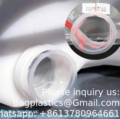 Transparante aseptische IBC tank Plastic Liner Bag voor vloeibare verpakking Plastic Liquid Ton Bag In IBC 1000L