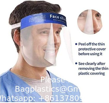 Herbruikbare gezichtsschilden met oogschild gerecycled na desinfectie Salon gezichtsschilden Ultra Clear Protective