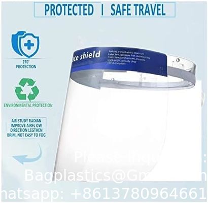 Herbruikbare gezichtsschilden met oogschild gerecycled na desinfectie Salon gezichtsschilden Ultra Clear Protective