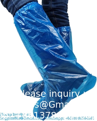 Laarzen en schoenen 19 inch hoog extra groot Duurzaam water/Skid resistent lange schoenen cover Duidelijk waterdicht Anti-slip