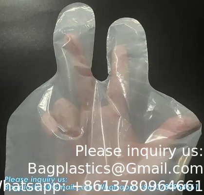Eenmalig niet-glijdend vingerbed 2 vingerhandschoenen, medisch individueel wegwerp plastic vingerbed