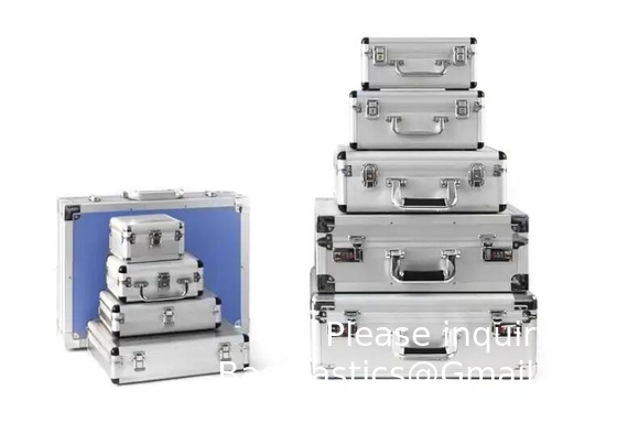 Op maat gemaakte grote aluminium splinter tool draagdoos zware aluminium opslag briefcase