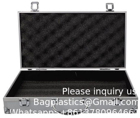 Op maat gemaakte grote aluminium splinter tool draagdoos zware aluminium opslag briefcase