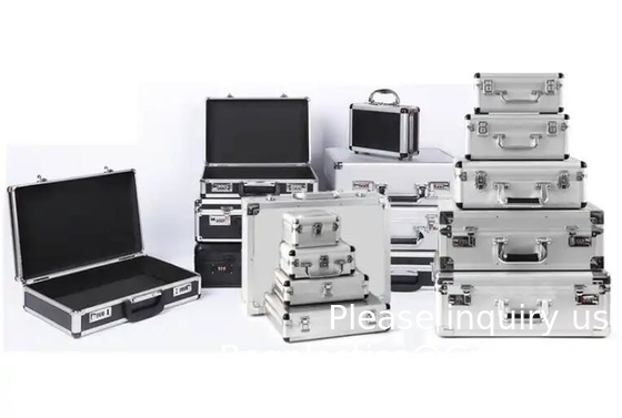 Op maat gemaakte grote aluminium splinter tool draagdoos zware aluminium opslag briefcase
