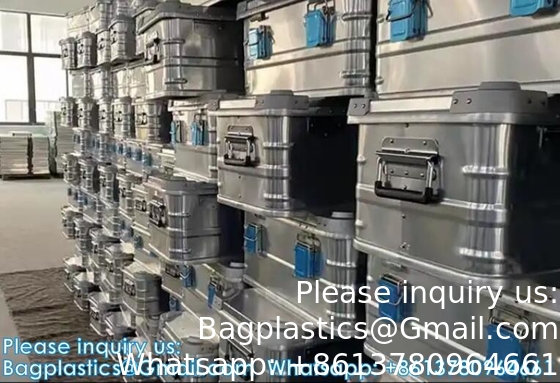 Aluminium legering Auto opslagdoos Camping apparatuur Reisvoertuig gemonteerde container Grote capaciteit opslagdoos Hoesje