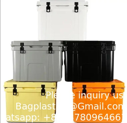 55 Quart Best Sell IJskast 4 Wiel Premium Wiel Koeler Schuim Isolatie Opvouwbare rugleuning Zit Koud borstje