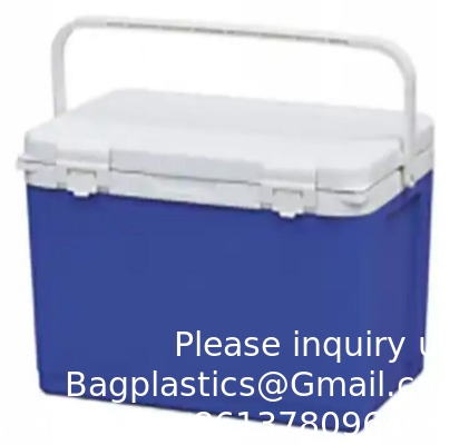 Vaccine drager Draagbare PU ijskoeler Box Medisch transport koeler Box 30L 50L 75L 100L Met wielen handgrepen