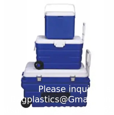 Vaccine drager Draagbare PU ijskoeler Box Medisch transport koeler Box 30L 50L 75L 100L Met wielen handgrepen