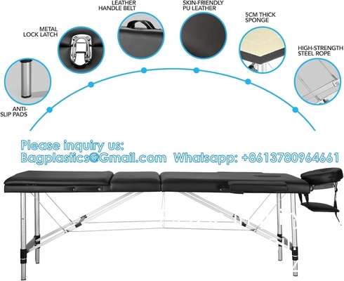 Multifunktioneel onderzoeksbed Fysiotherapie Draagbare massagetafels Te koop Draagbare massagetafel Professionele