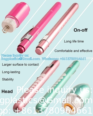 OEM Aluminium Alloy Nursing Pen Light Doctor Torch Customized Led Medical Penlight Met Pupil Gauge Voor Verpleegkundige