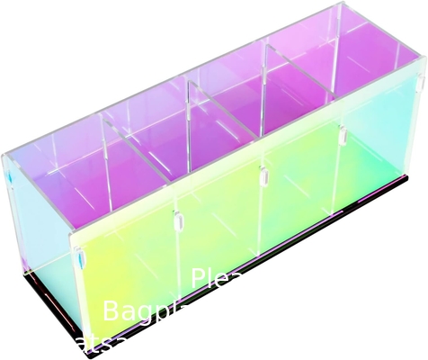 Acrylische kleurige doos goedkoop op maat Acrylische supermarkt voedsel dispenser hoes Supply supermarkt