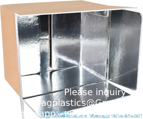 FREEZABLE KOELE ZAK, DE FOLIEzak VAN HET ISOLATIEaluminium, THERMISCHE THERMO KOELERE TOTALISATORzak, THERMISCHE MEDISCH
