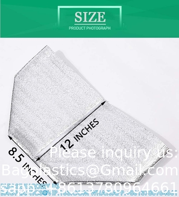 Herbruikbare isolatiezakken Thermische doosbekleding 13 X 8.5 X 12 Metallisatie doosbekleding voor lunchdoos Winkelwagen Insulati