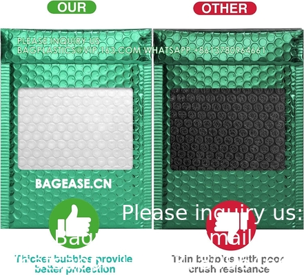 Thermische bubbelmailers 8&quot; x 11&quot;, Pack geïsoleerde mailers voor koude verzending, folie-mailenveloppen, koele bubbelmailers
