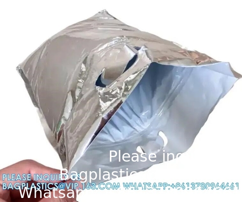 Slijder geïsoleerde koelzakjes, Draagbare Ziplock Zilveren Aluminiumfolie Pakket Thermisch geïsoleerde koelzak voor voedsel