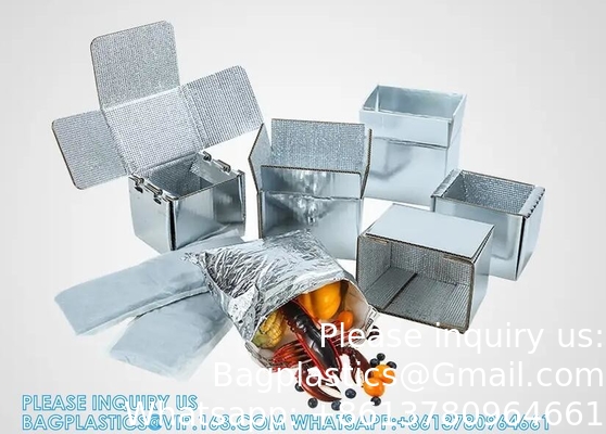 Medische geïsoleerde koelerzak voor biologische gevaren, medische transportzak voor biologische proeven, bio-transportzak, 6,75&quot; x 10&quot; x 5,75&quot;