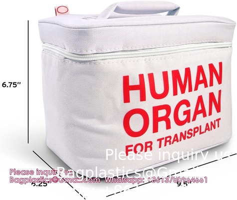 Medische producten Transportzak: Geïsoleerde koeler voor biologische gevaren voor professionals in de gezondheidszorg en laboratoriumspecialisten