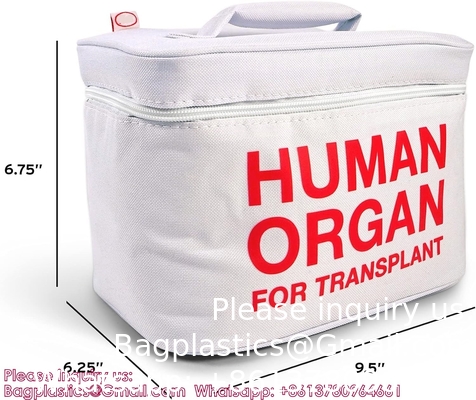 Medische producten Transportzak: Geïsoleerde koeler voor biologische gevaren voor professionals in de gezondheidszorg en laboratoriumspecialisten